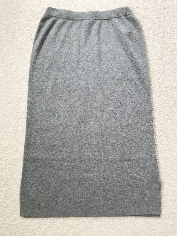 【30%OFF　SALE】ウールカシミヤロングニットスカート